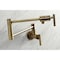 Kingston Brass KS4103CML Wall Mount Pot Filler, Antique Brass KS4103CML - alternate 4